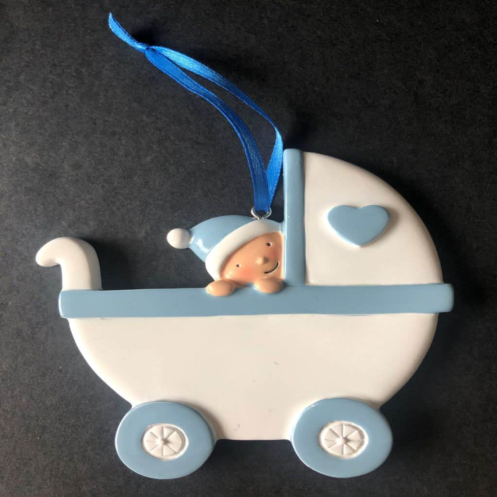 personalised baby keepsake decoration