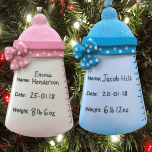 personalised baby Christmas Tree Decoration