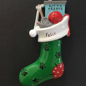 Cat Christmas Tree Decoration - CalEli Gifts
