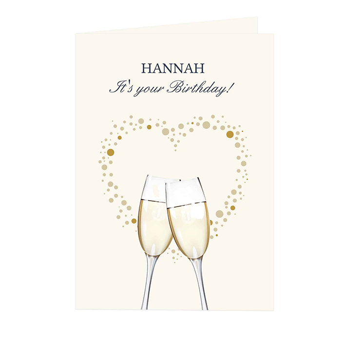 Champagne Flutes Cards - CalEli Gifts