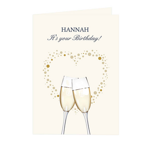Champagne Flutes Cards - CalEli Gifts
