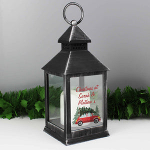 personalised christmas lantern