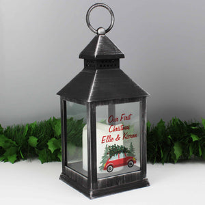 personalised christmas lantern