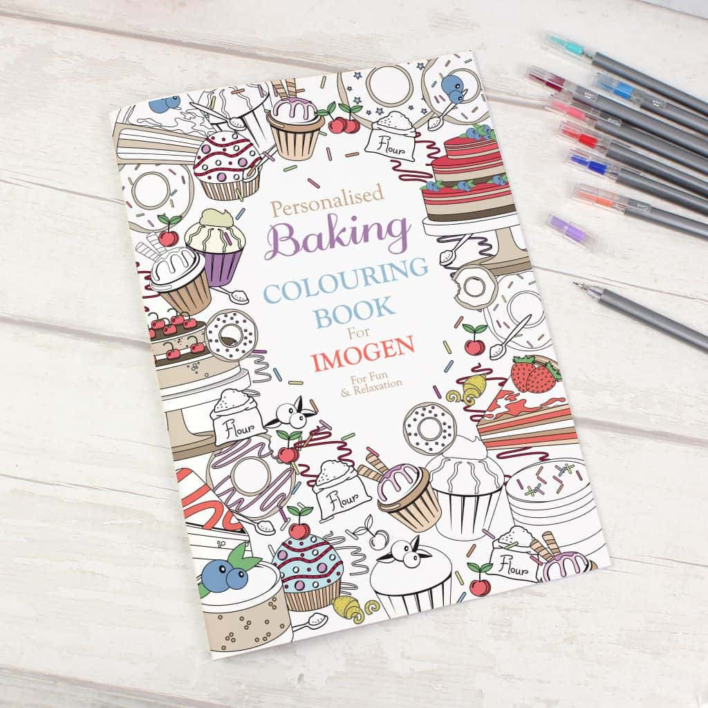 personalised colouring book
