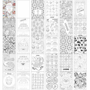 personalised colouring book