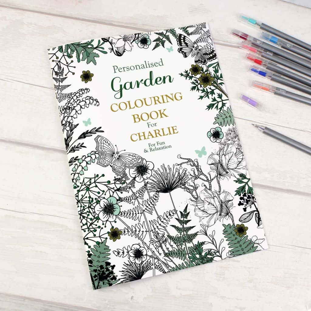 personalised colouring book