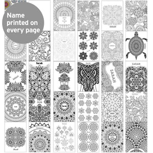 personalised colouring book