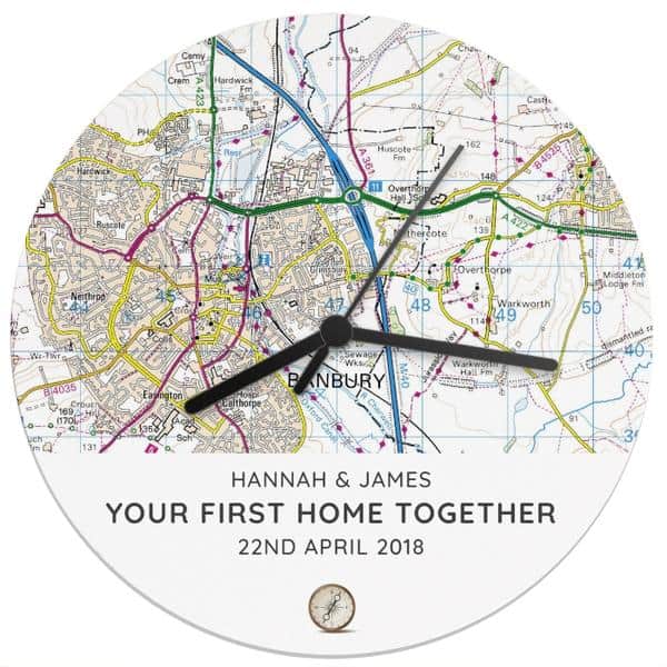 Compass Clock - CalEli Gifts