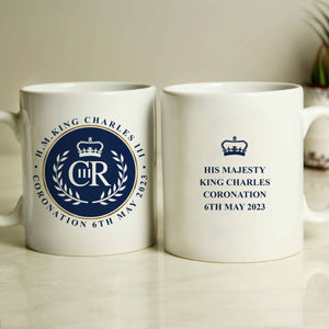 personalised King Charles III Coronation Mug