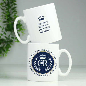 personalised King Charles III Coronation Mug