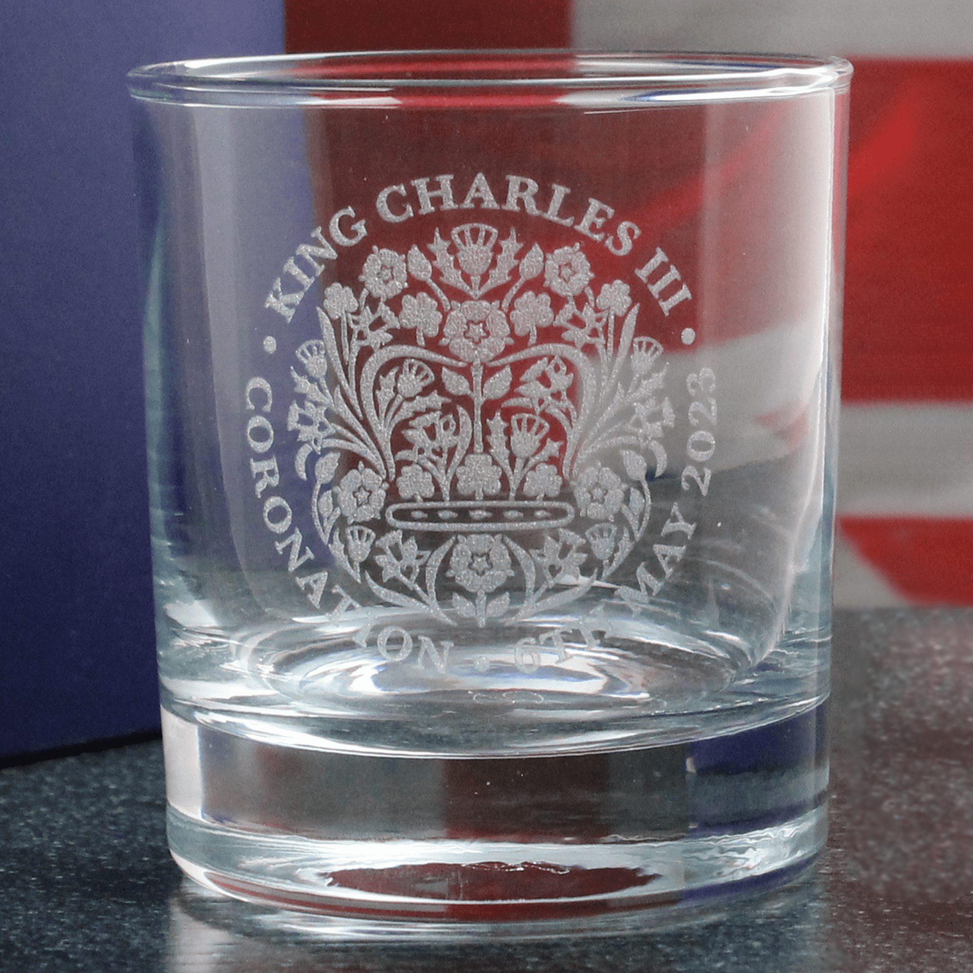 king's coronation whisky tumbler