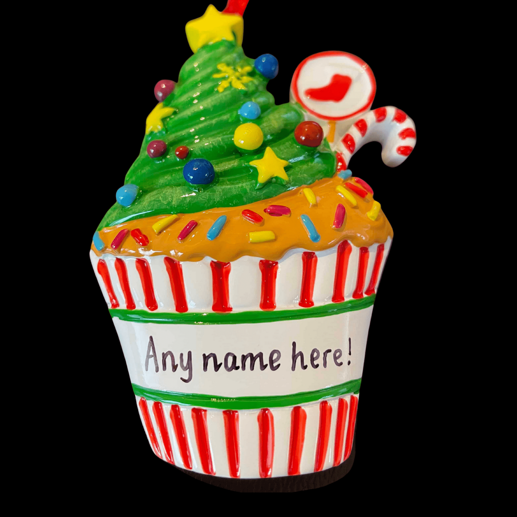 cupcake christmas tree decoration