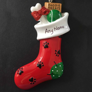 Dog stocking decoration - CalEli Gifts