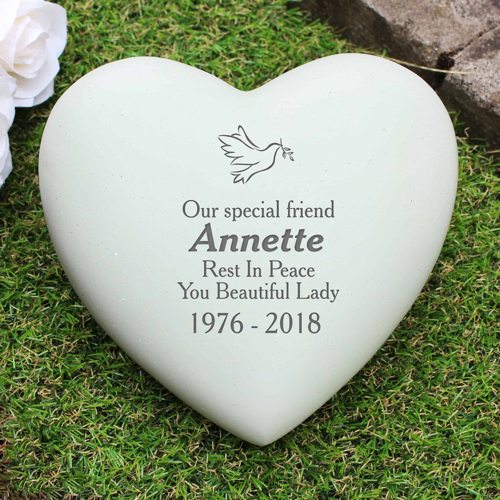 personalised memorial stone