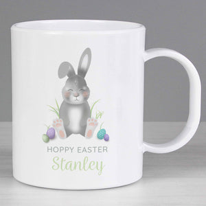 personalised Easter Bunny Plastic Mug