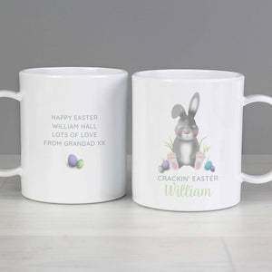 personalised Easter Bunny Plastic Mug