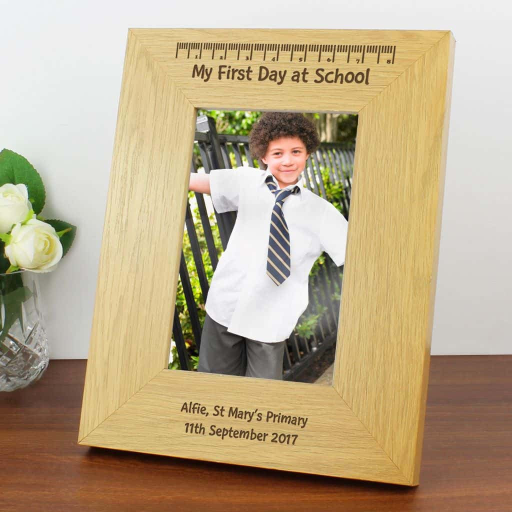 first day of school picture frame