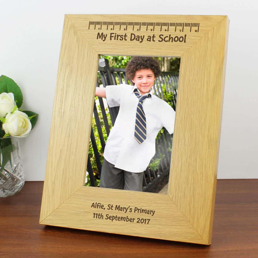 first day of school picture frame