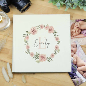 personalised floral album