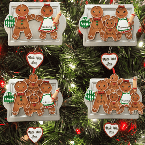 personalised gingerbread tree decoration