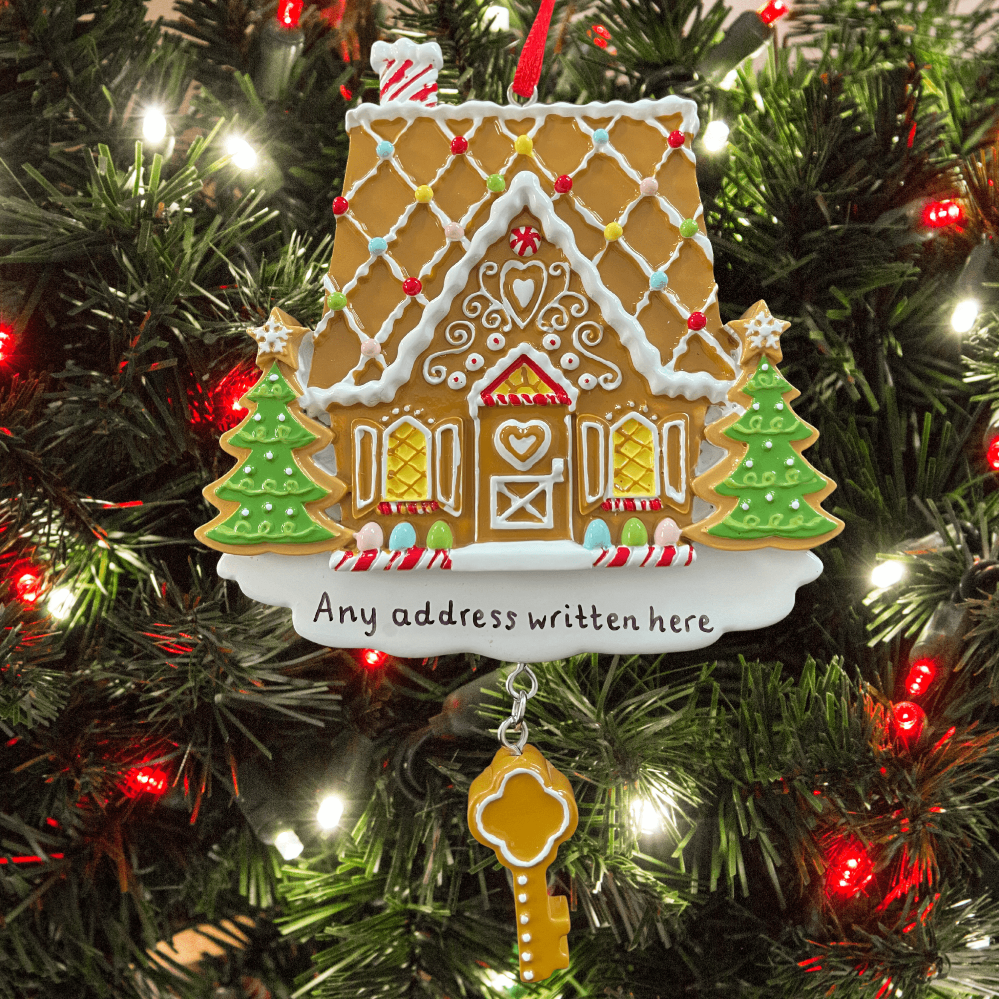 personalised gingerbread house