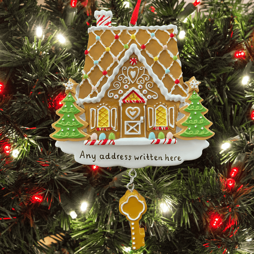 personalised gingerbread house