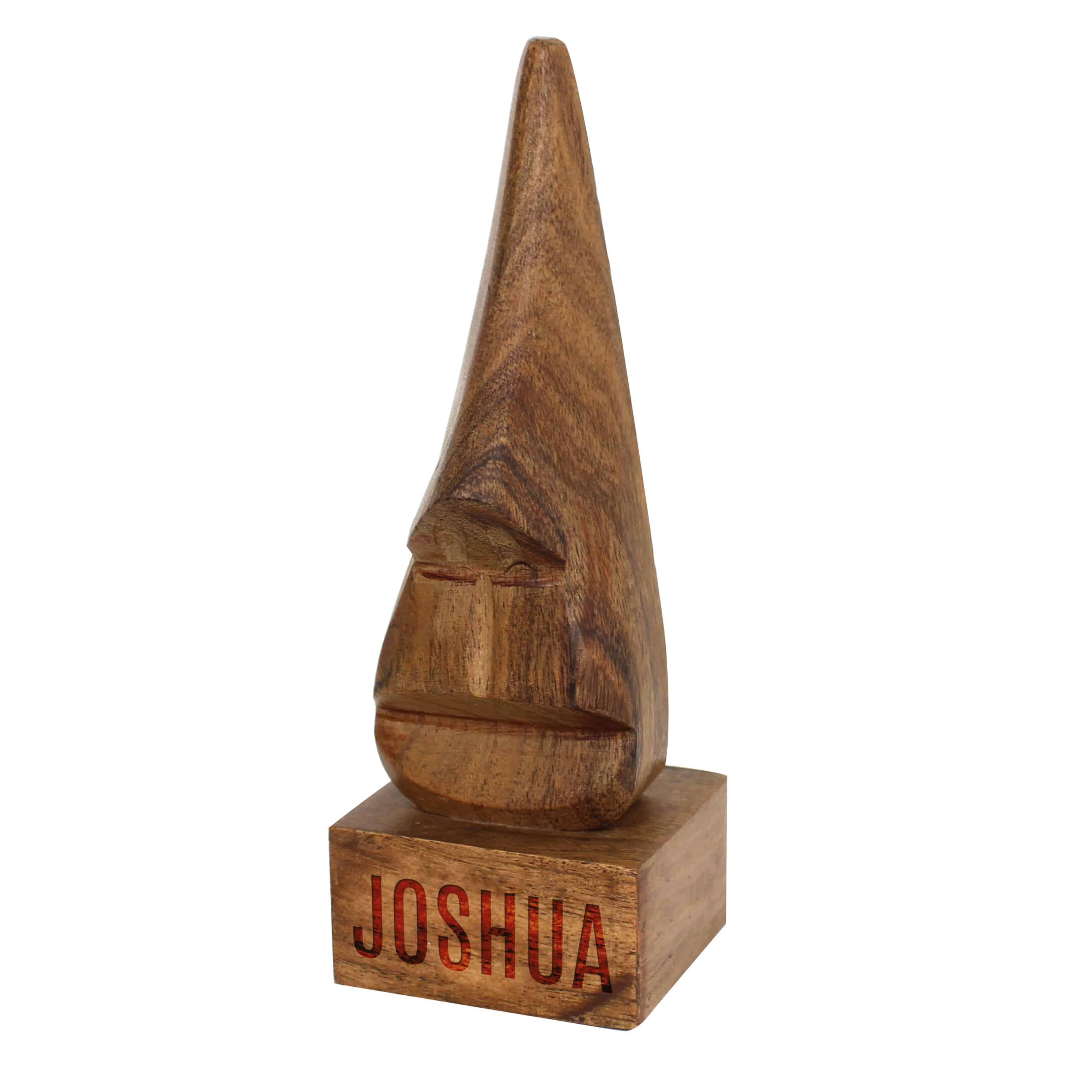 personalised wooden glass holder