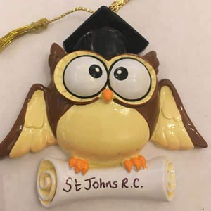Graduation Owl Decoration. - CalEli Gifts