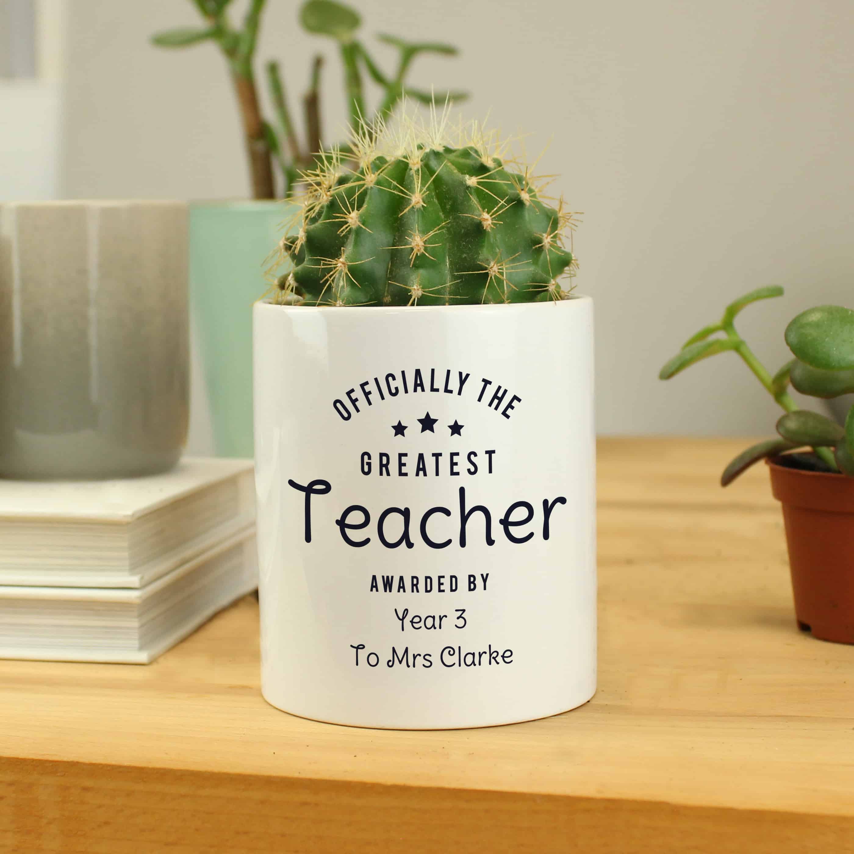 personalised ceramic storage pot