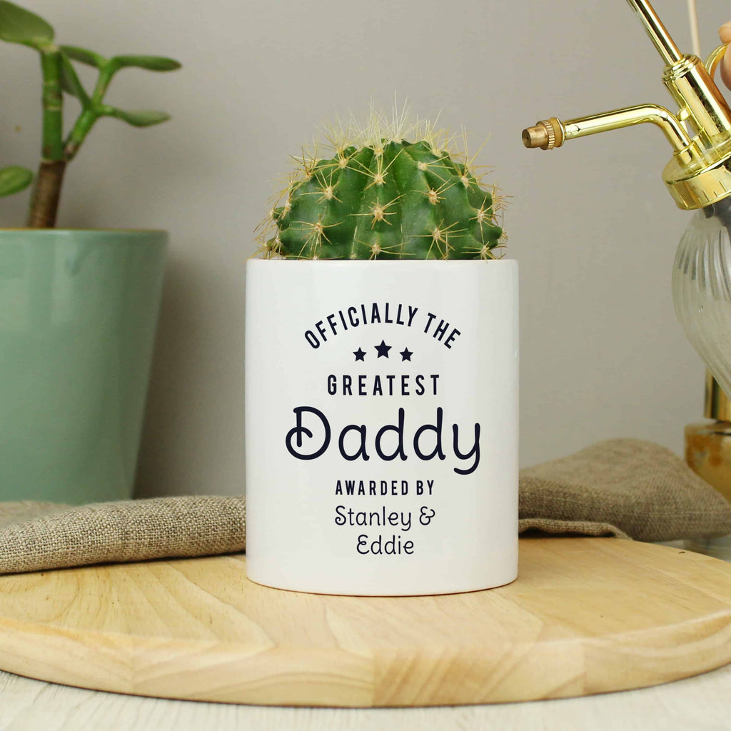 personalised ceramic storage pot