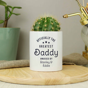 personalised ceramic storage pot