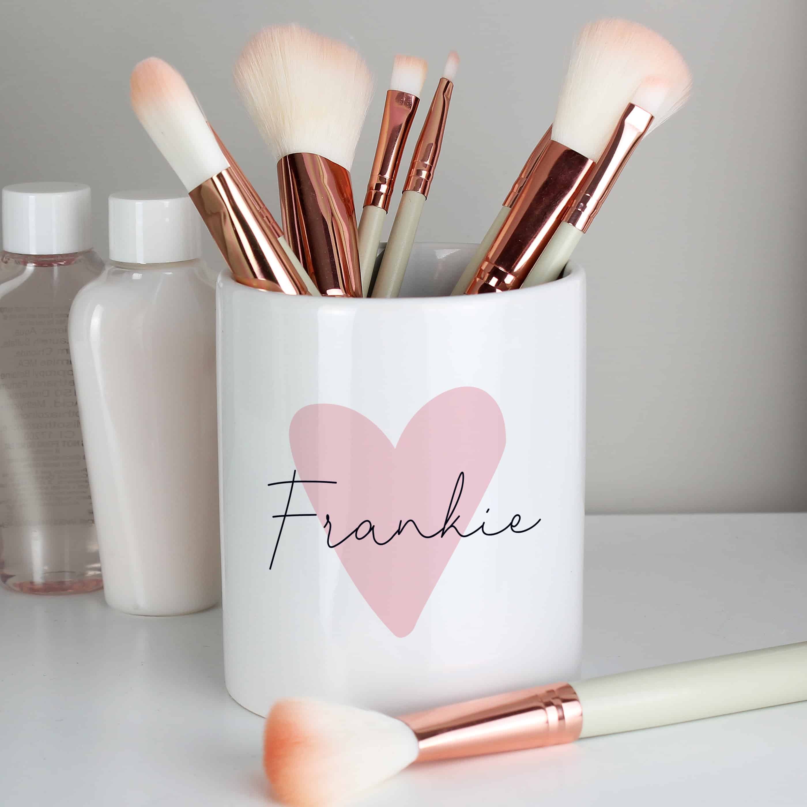 ceramic heart storage pot