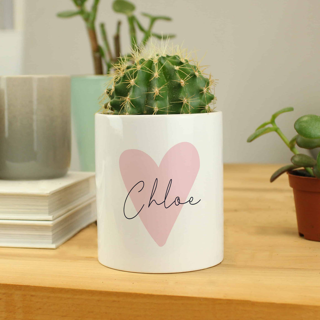 ceramic heart storage pot