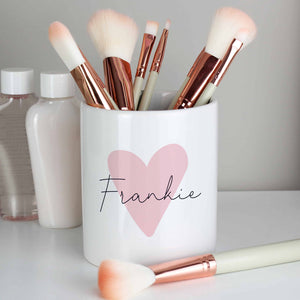 ceramic heart storage pot