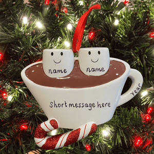 personalised family christmas tree decoration