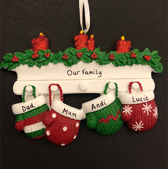 Mitten Christmas Decoration 2-5 people - CalEli Gifts