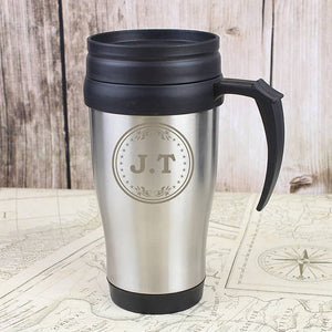 Monogram Travel Mug - CalEli Gifts