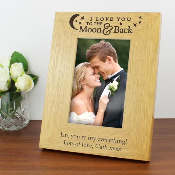 Moon & Back Photo Frame - CalEli Gifts