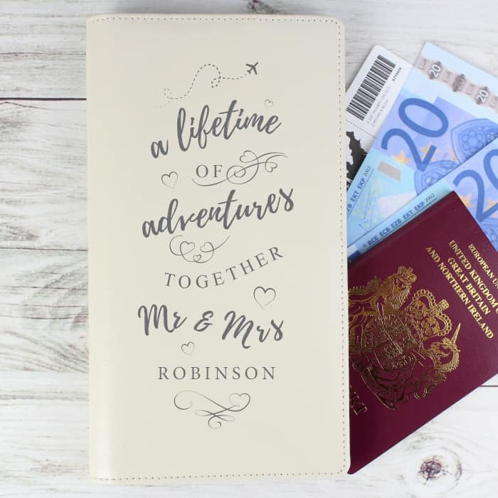 Mr and Mrs Ticket & Document Holder - CalEli Gifts