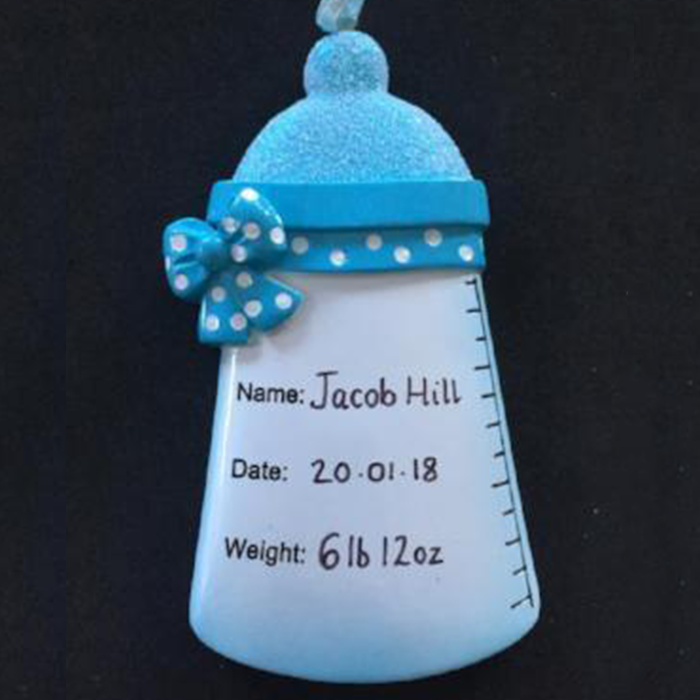 Newborn baby bottle keepsake - CalEli Gifts