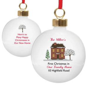 New Home Christmas Bauble - CalEli Gifts
