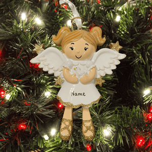 personalised angel tree decoration