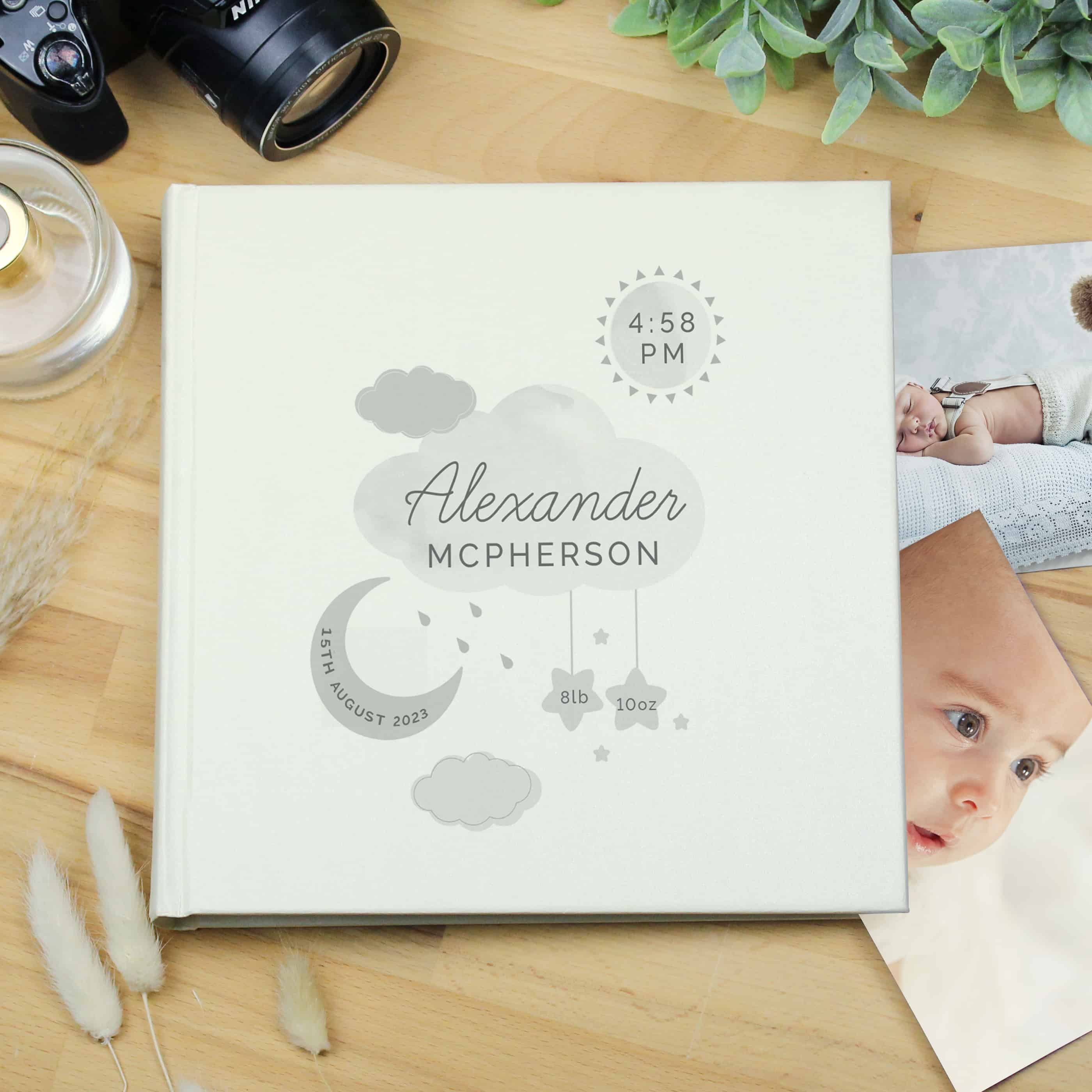 personalised baby album