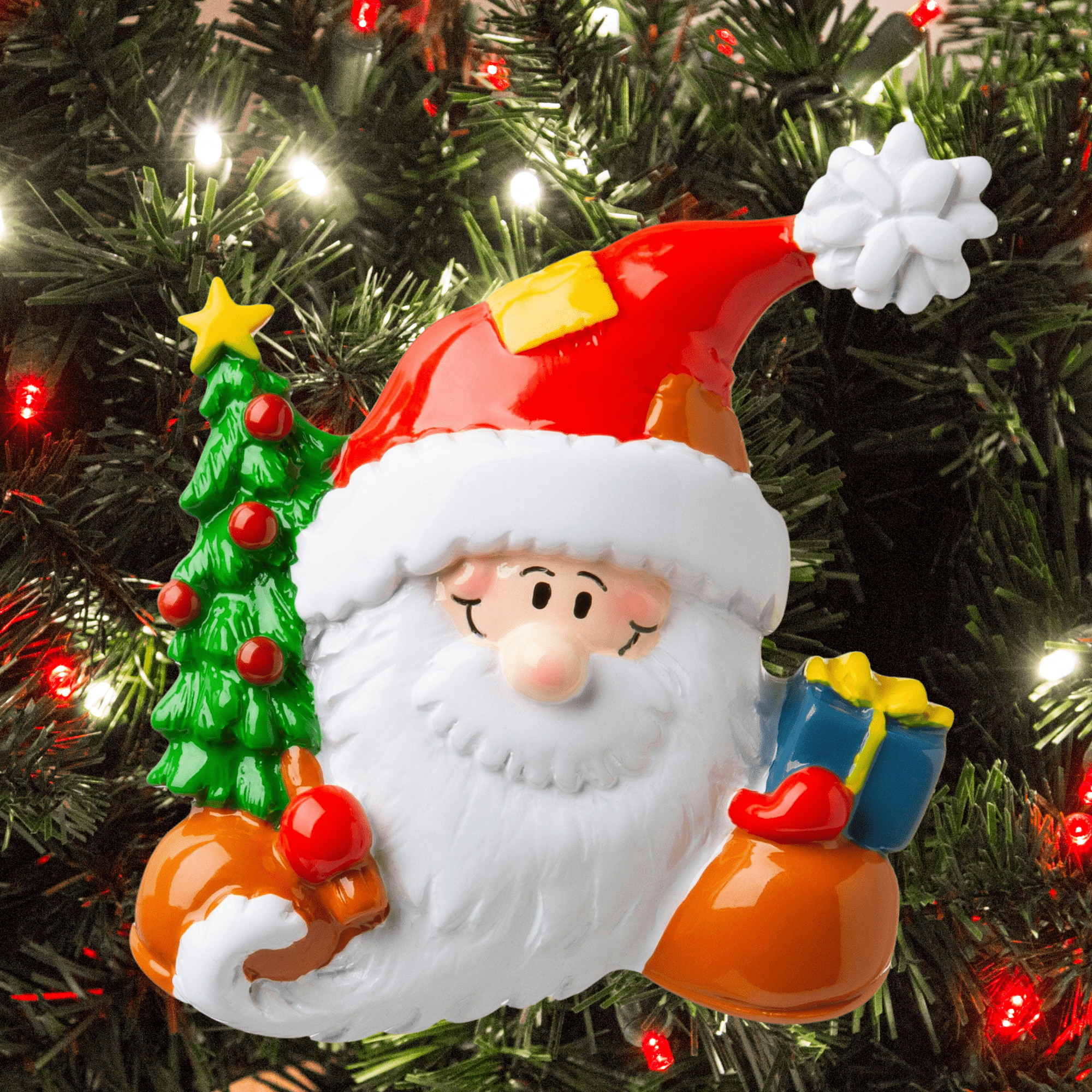 new santa tree decoration