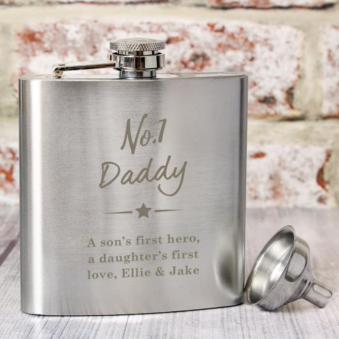 No 1 Hip Flask - CalEli Gifts