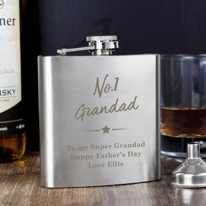 No 1 Hip Flask - CalEli Gifts