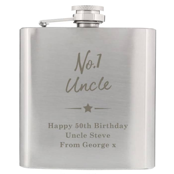 No 1 Hip Flask - CalEli Gifts
