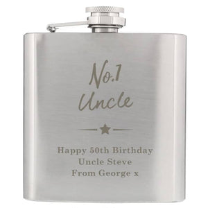 No 1 Hip Flask - CalEli Gifts
