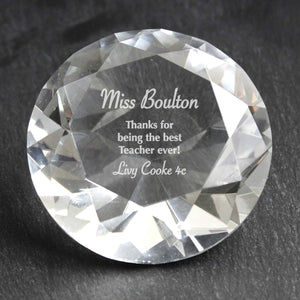 personalised paperweight