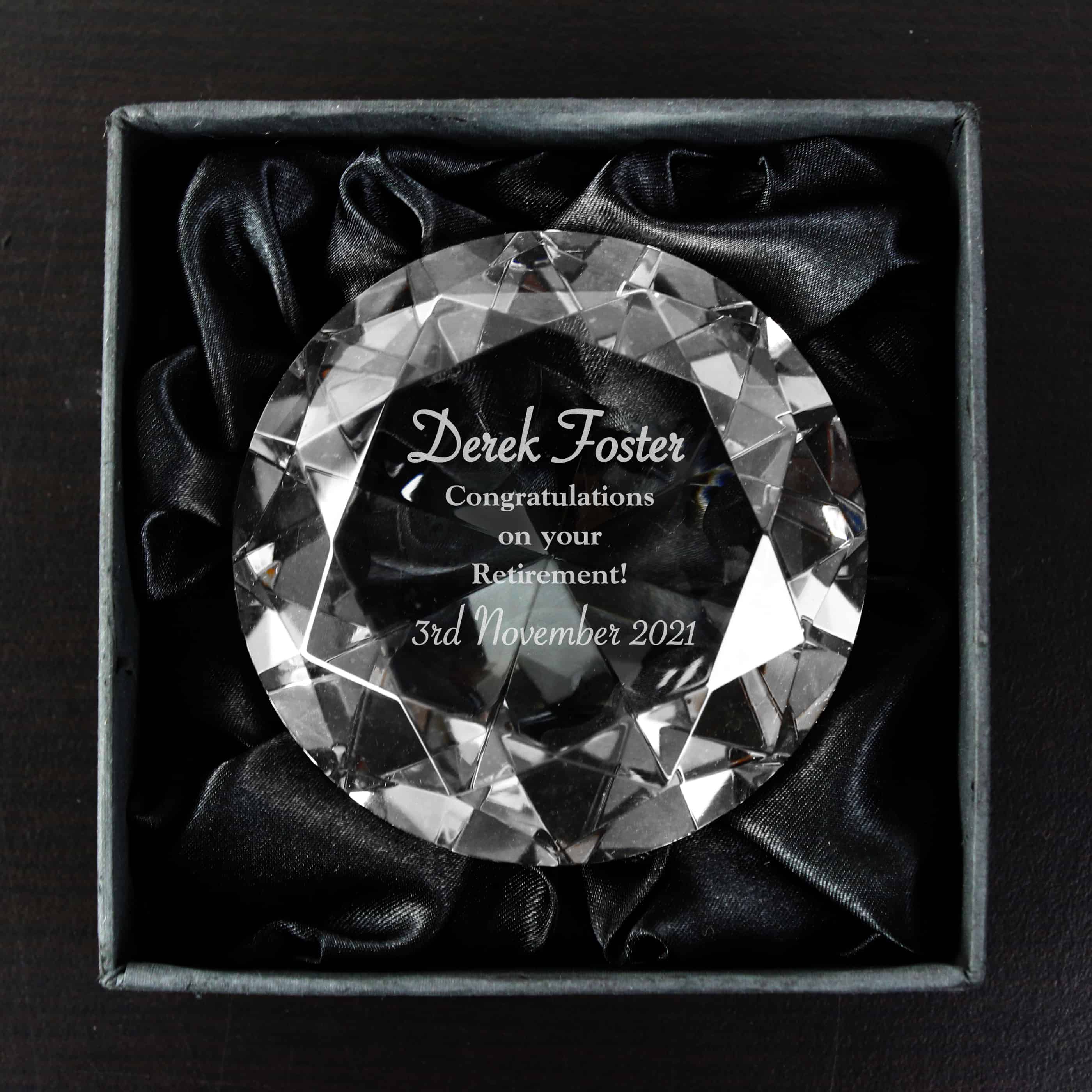 personalised paperweight